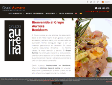 Tablet Screenshot of grupoaurrera.com